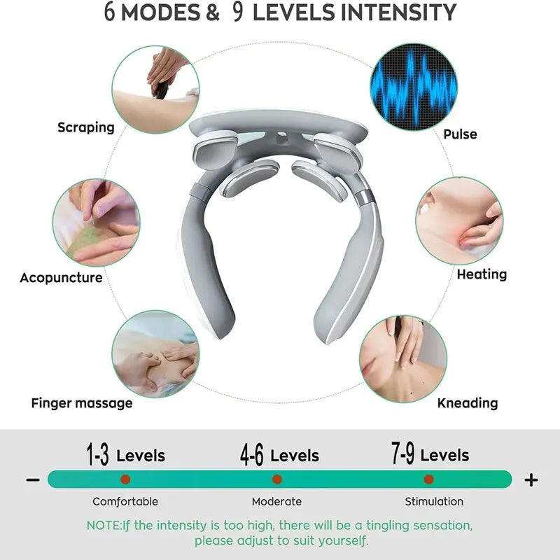 SpineSense™️ Neck & Shoulder Massager with Heat Therapy