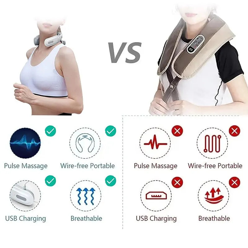 SpineSense™️ Neck & Shoulder Massager with Heat Therapy