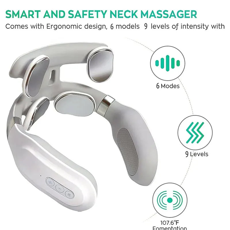 SpineSense™️ Neck & Shoulder Massager with Heat Therapy