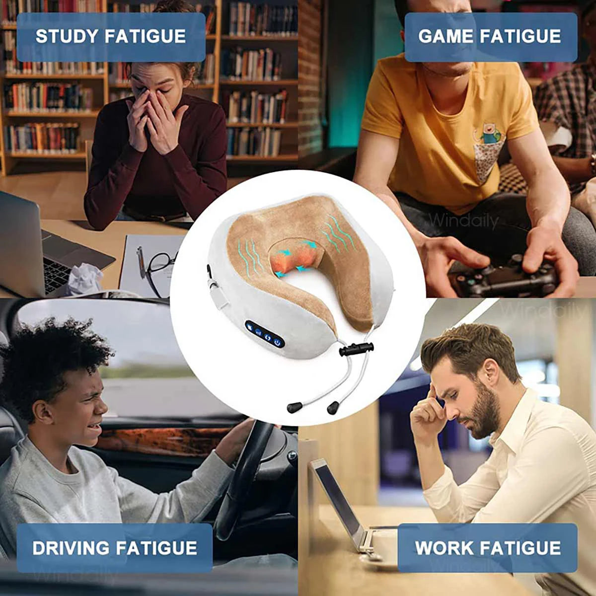 SpineSense Neck & Shoulder Massager for Pain Relief